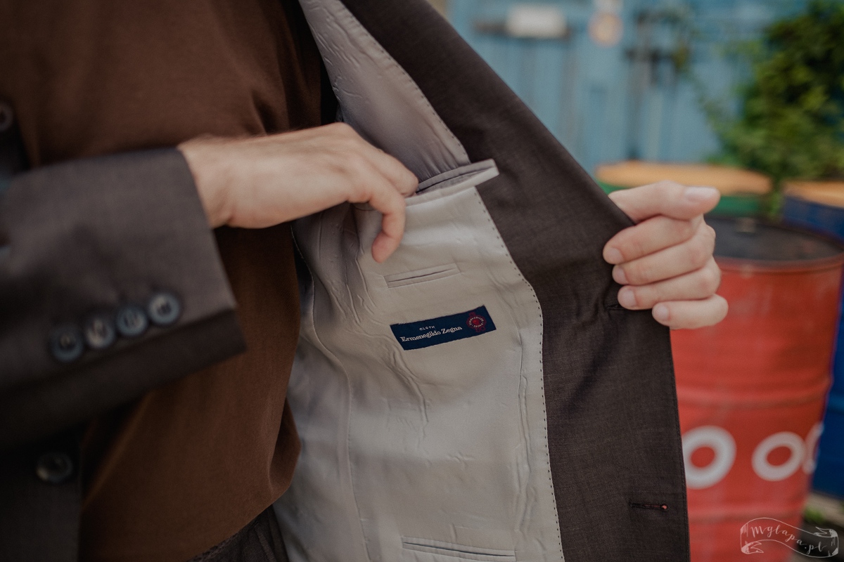 Garnitur Ermenegildo Zegna, fot. Michał Glapa